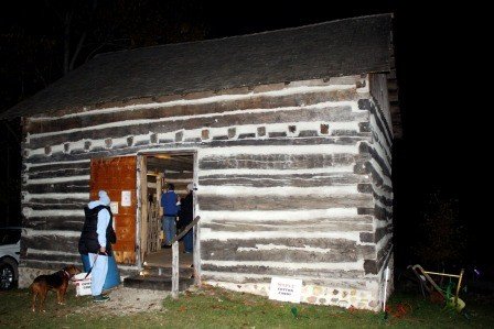 Luminary Walk - Log Barn